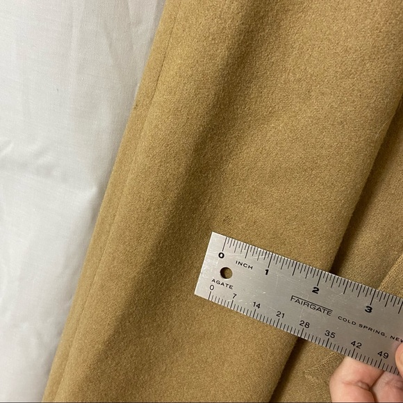 Vintage Tan Pendleton Men's Wool Coat Size 44 - Picture 11 of 12